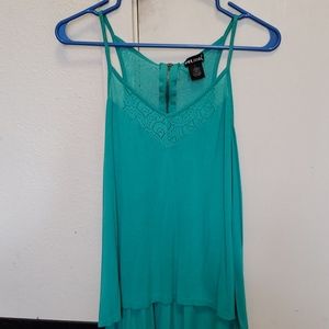 Wet seal lace tank